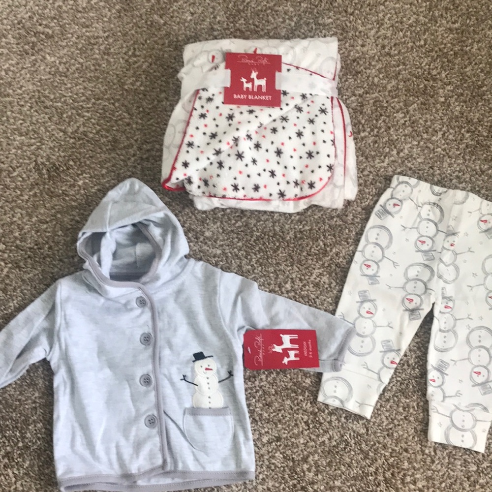 Snowman Bundle Baby 3-6months